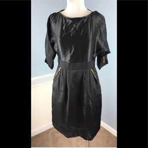 NWOT Pheobe Couture satin batwing pencil style dress.